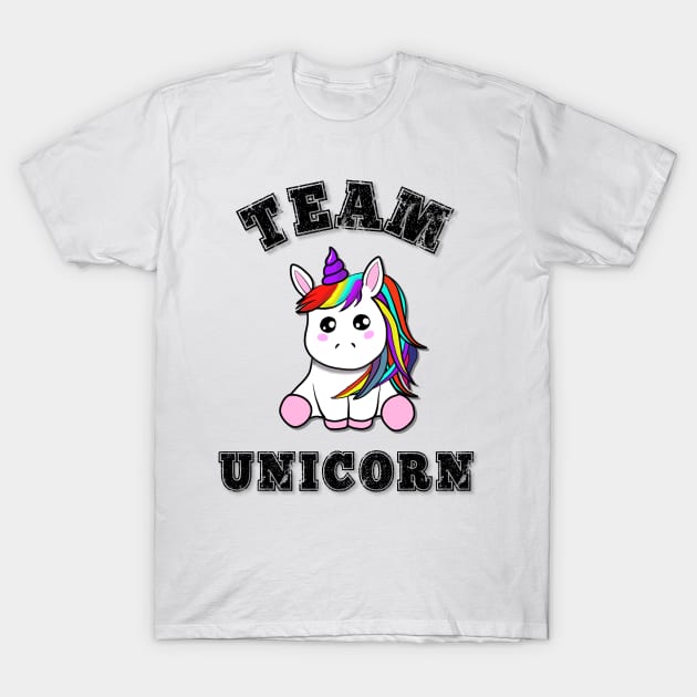 Team unicorn T-Shirt by gigglycute